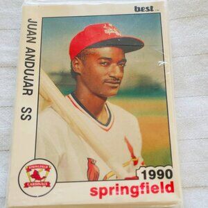 1990 OFFICIAL SPRINGFIELD CARDINALS CARDS. COMPLETE PLAYERS CARDS. SEALED.